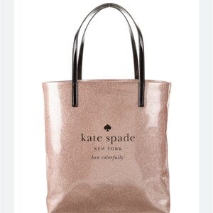 Kate Spade Holiday Drive Bon Shopper Tote, Sparkle Rose Tote